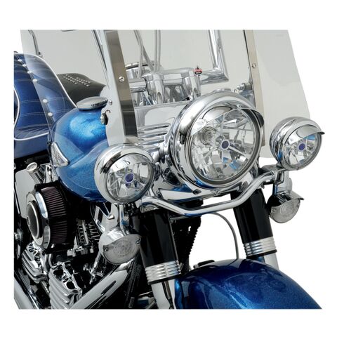 Milwaukee Twins 7" Headlight Visor Chrome [Open Box]