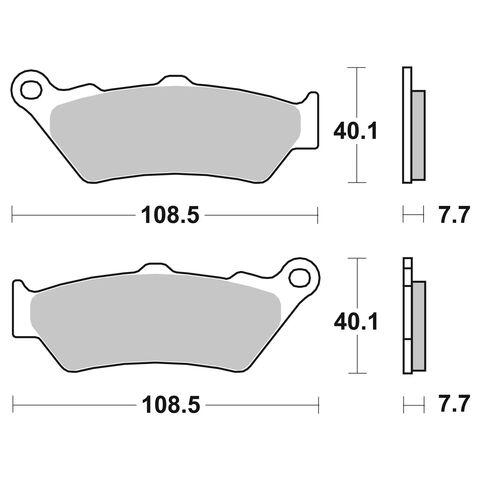 Brembo SA Front Brake Pads 07BB03SA [Open Box]