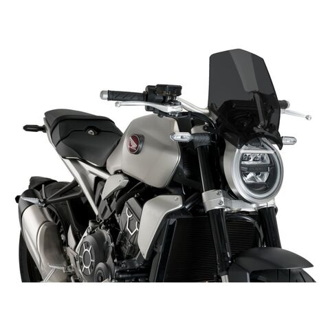 Puig Naked New Generation Windscreen Honda CB1000R 2021-2024 Dark Smoke [Open Box]