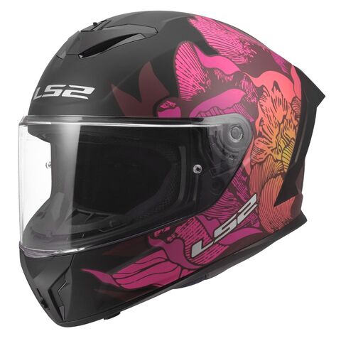 LS2 Rapid III Poppies Helmet