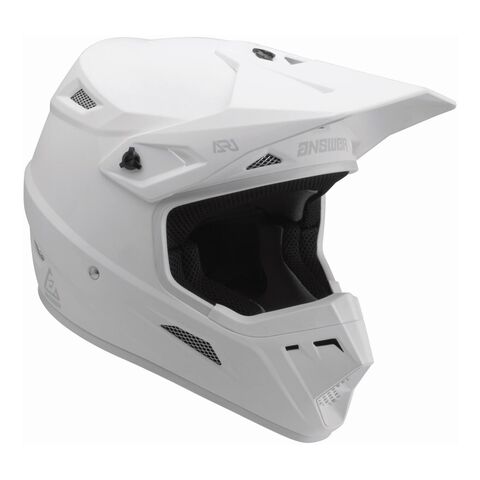 Answer Youth AR1 Solid Helmet White / Youth SM [Open Box]