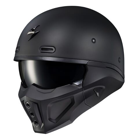 Scorpion EXO Covert X Helmet Matte Black / LG [Open Box]