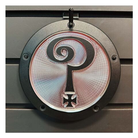 Indian Larry Motorcycles Question Mark Derby Cover For Harley Softail 2018-2026 Matte Black [Open Box]