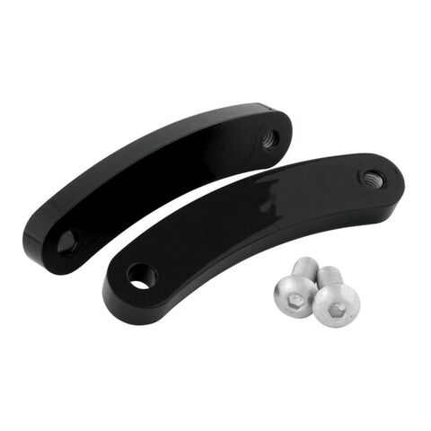 Roland Sands Passenger Peg Relocation Bracket For Harley Softail 1986-2017 Gloss Black [Open Box]