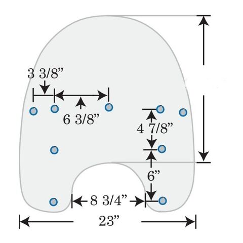 Memphis Shades OEM Replacement Windshield For Harley FL Softail W/ King Size 1990-2017 Solar / 15" Tall [Previously Installed]