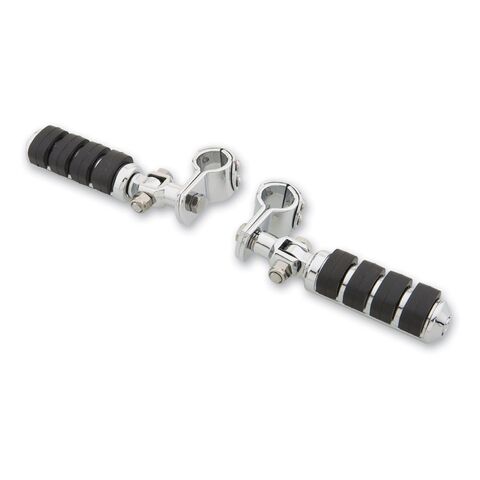 J&P Cycles Clamp-On Rubber Footpeg Set [Open Box]