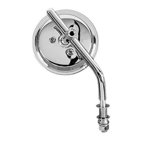 Drag Specialties 3" Round Chrome Mirror For Harley 