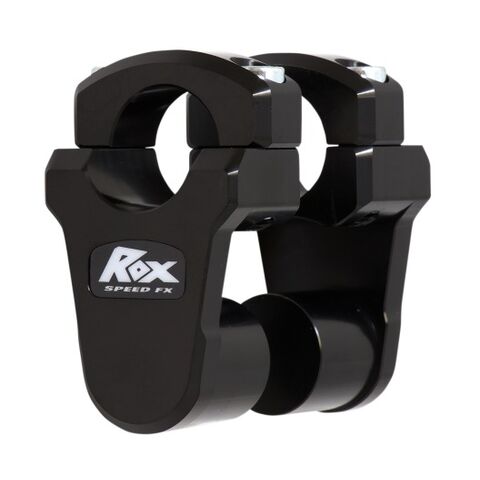Rox 2" Pivoting Bar Risers Harley / Indian 1-1/4" Handlebars 2" Tall / Black Anodized [Previously Installed]