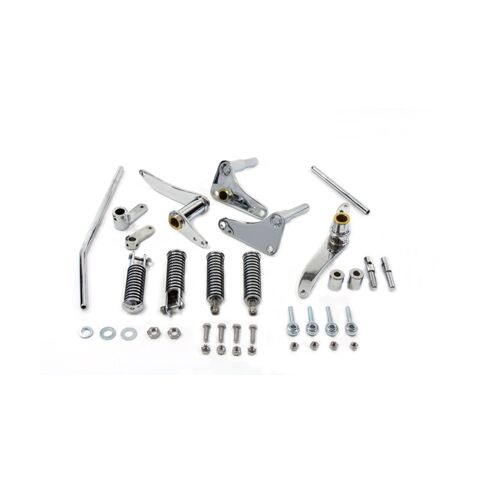 V-Twin Mfg. Chrome Forward Control Kit For Harley Sportster 1957-1974 [Previously Installed]