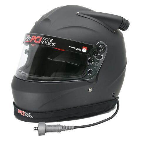 PCI Race Radios Elite / Trax Wired Pyrotect Sportmax Midair Fresh Air Helmet PCI Trax Wiring / MD [Open Box]