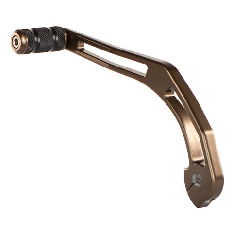Santoro Fabworx Once Bitten Twice Tight Shift Arm For Harley Softail 2018-2026 Bronze [Previously Installed]