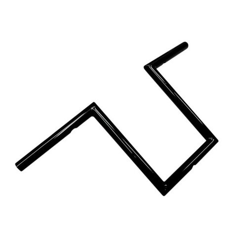 LA Choppers Old School 1" Narrow Z Handlebars For Harley 10" / Gloss Black [Open Box]