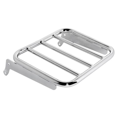 HogWorkz Harley Add On Sissy Bar Luggage Rack For Harley Softail 2018-2026 Chrome [Open Box]