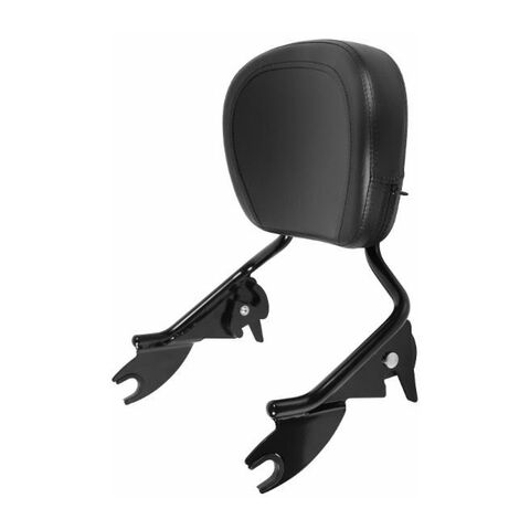 HogWorkz Detachable Sissy Bar And Backrest For Harley Touring 2009-2026 Short / Black [Previously Installed]