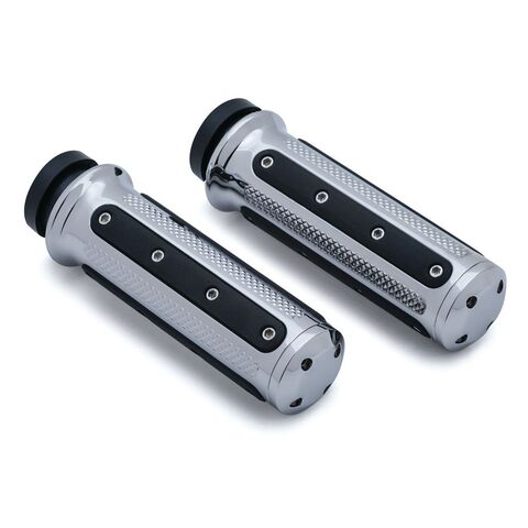 Kuryakyn Heavy Industry Grips For Harley With Throttle By Wire 2008-2026 Black [Open Box]