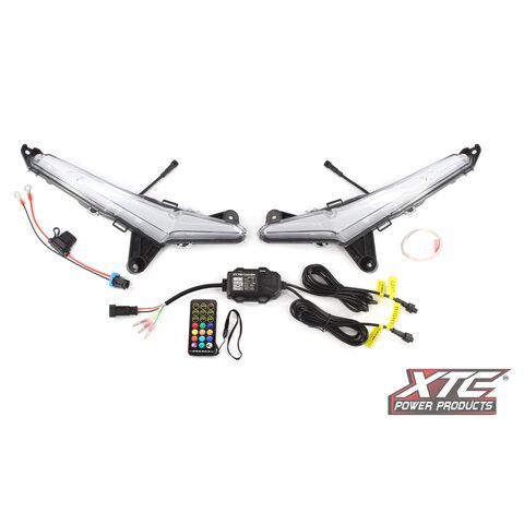 XTC Power Products RGB+W Front Signature Light Set Can-Am Maverick R 2024-2026