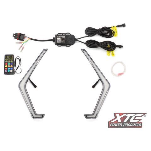 XTC Power Products RGB+W Front Signature Light Set Polaris RZR Pro R 2025-2026