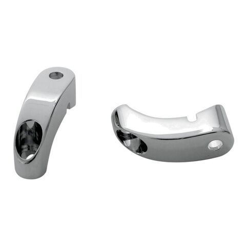 Arlen Ness Front Turn Signal 39mm Fork Relocation Mounts For Harley 1987-2021 39MM / Chrome [Open Box]