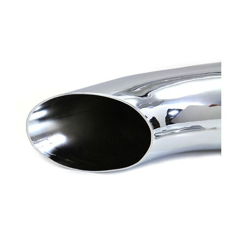 V-Twin Mfg. 2-Into-1 Exhaust Header Pipe For Harley FXR / FXST / FXDWG 1986-2011 Chrome [Previously Installed]