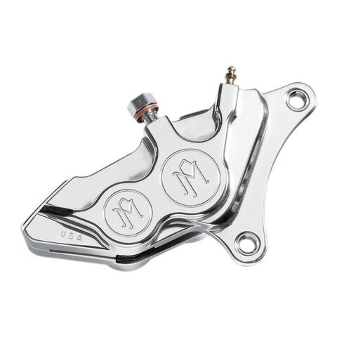 Performance Machine Four-Piston Differential-Bore Front Calipers For Harley 2000-2017 Left Caliper ... [Open Box]