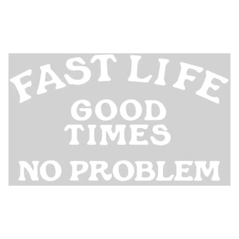 Fasthouse No Problem Die Cut Sticker