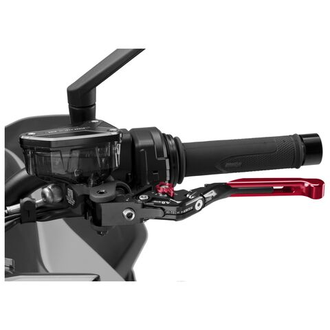 Puig Foldable Extendable Clutch Lever 4.0 Red/Black/Red [Open Box]