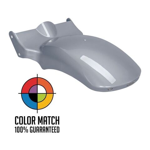 HogWorkz OE Color Matched Wide Bobber Rear Fender With LEDs For Harley Softail