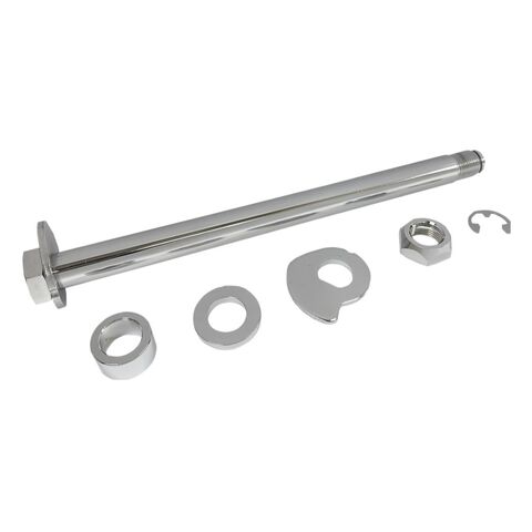 Drag Specialties Chrome Rear Axle Kit For Harley Touring 2014-2025 Chrome [Open Box]