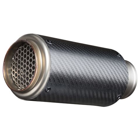 Hotbodies Racing Stinger Slip-On Exhaust Honda CBR600RR 2007-2026 Carbon Fiber [Previously Installed]