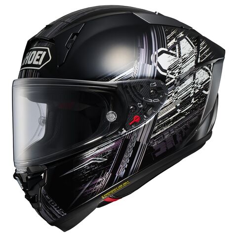 Shoei X-15 Cross Helmet Black/White / SM [Open Box]
