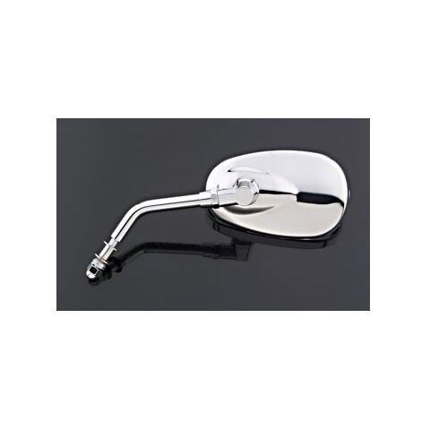 J&P Cycles Custom Mini Oval Mirror 5-1/2" [Open Box]