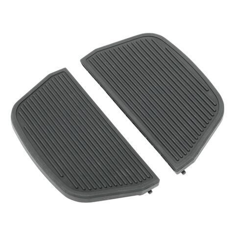 Drag Specialties Passenger Floorboard Replacement Rubber Pads For Harley 2006-2026 Black [Open Box]