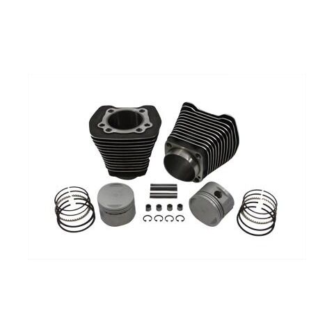 V-Twin Mfg. Cylinder And Piston Kit For Harley Evolution 1984-2000 Black [Open Box]