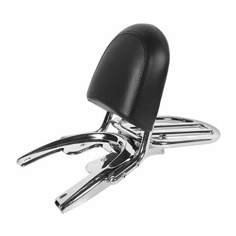 HogWorkz Sissy Bar With Backrest And Luggage Rack For Harley V-Rod 2002-2006 Chrome [Previously Installed]