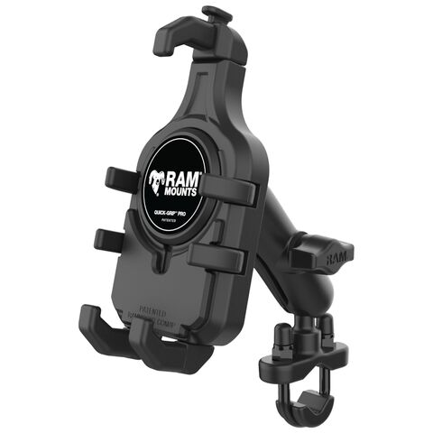 RAM Mounts Quick-Grip Pro Wireless Charging Handlebar Phone Mount 