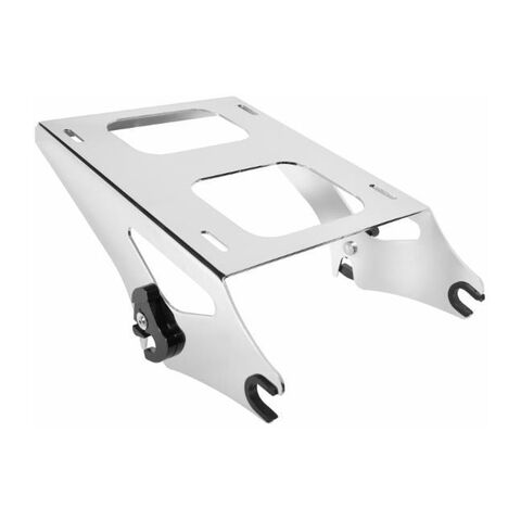 HogWorkz Two-Up Tour Pack Mount For Harley Touring 2009-2026 Chrome [Previously Installed]