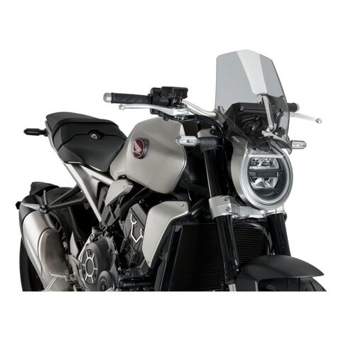 Puig Naked New Generation Windscreen Honda CB1000R 2021-2024 Smoke [Open Box] Smoke [Open Box]