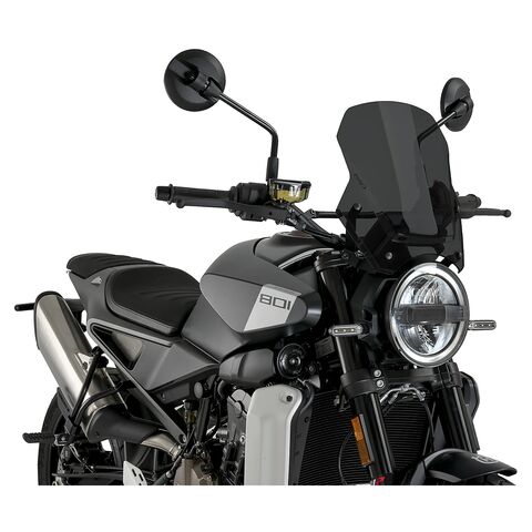 Puig Naked New Generation Sport Windscreen Husqvarna Svartpilen 801 2024-2025 Dark Smoke [Demo - Acceptable]