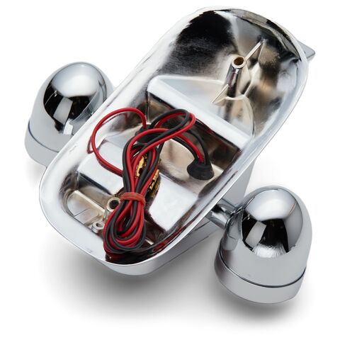 Milwaukee Twins Tombstone Taillight with Amber Turn Signals [Previously Installed]