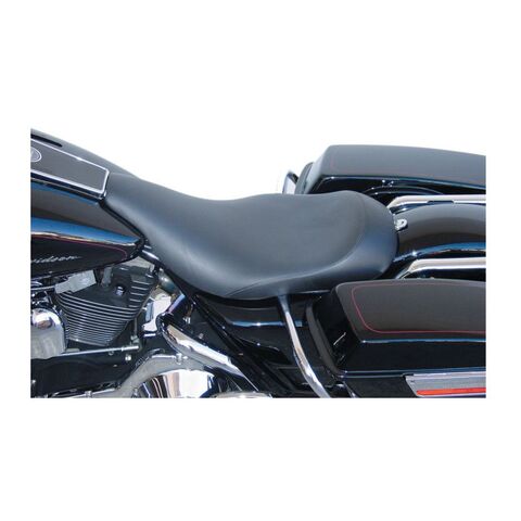 Danny Gray Weekday Solo Seat For Harley Road King 1997-2007 Black / Smooth [Incomplete]