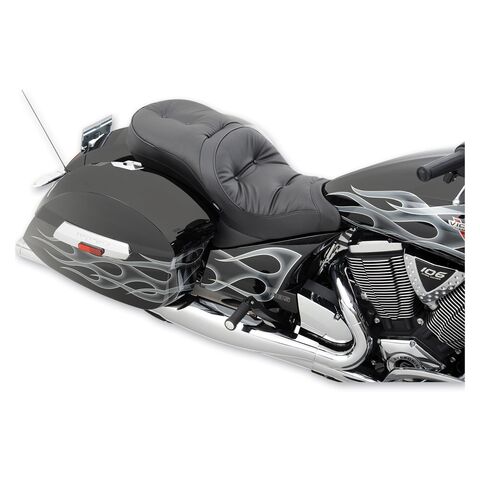 Drag Specialties Low-Profile Touring Seat Victory Cross Country 2010-2015 Pillow Style [Demo - Acceptable]