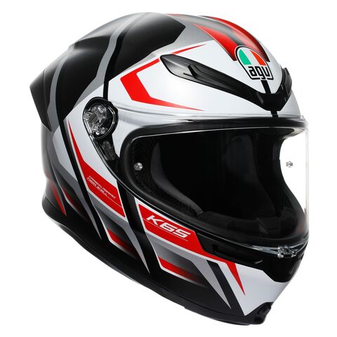 AGV K6 S Karve Helmet Black/White/Red / XL [Open Box]