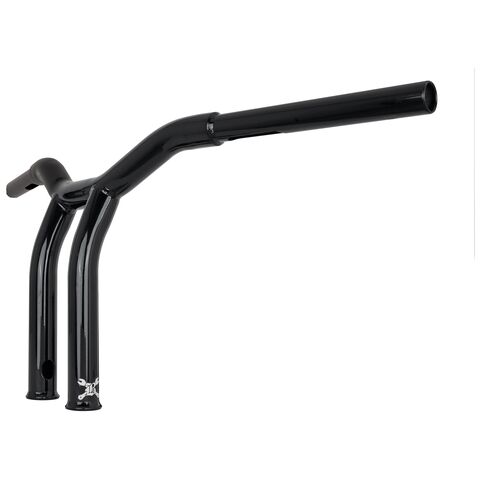 Burly Brand Dominator Raked T-Bar Handlebars 10" Rise / Gloss Black [Blemished - Very Good]