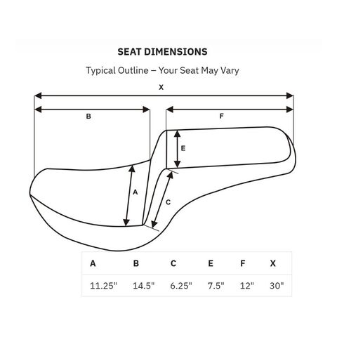 Saddlemen Step-Up TTR Tuck and Roll Seat For Harley FXR 1982-2000 Black / Front Tuck & Roll TTR [Open Box]