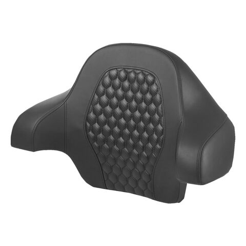 Saddlemen RoadSofa HC Honeycomb Tour Pack Backrest Pad For Harley Touring 2014-2025 Black Stitch [Open Box]