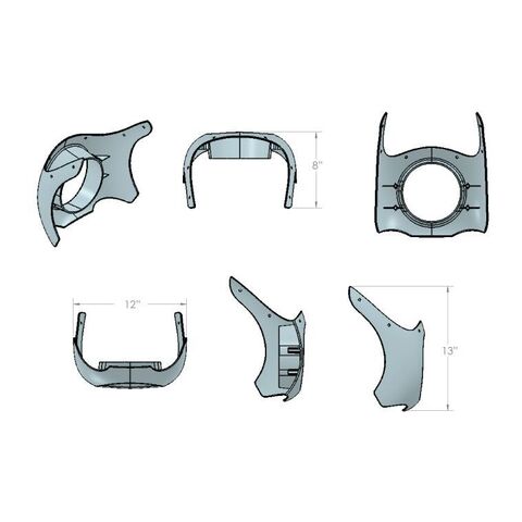 Burly Brand Outlaw Fairing [Open Box]