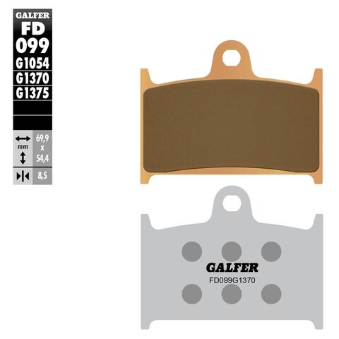 Galfer HH Sintered Front Brake Pads FD219 [Open Box]