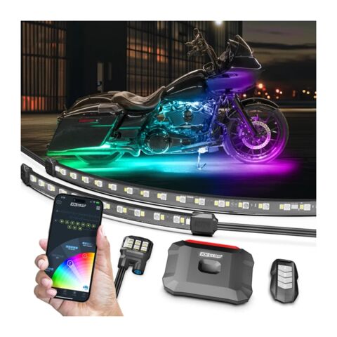 XKGLOW Motorcycle XKMAX LED Underglow Light Kit