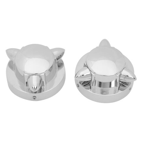 J&P Cycles Kromett Style Gas Cap Cover For Harley 1973-1995 [Open Box]