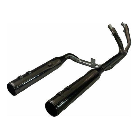 Khrome Werks 2-Into-2 Dominator Exhaust System With 4-1/2" Mufflers For Harley Touring 2009-2016 Ecli... [Open Box]